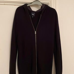 Gap medium black cotton hoodie